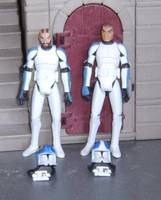 501st Clone Pilots (Star Wars Clone Wars) Custom Action Figure