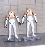 212th Clone Gunship Gunners (Star Wars Clone Wars) Custom Action Figure