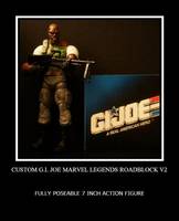 Roadblock V2 Marvel Legends (G.I. Joe) Custom Action Figure