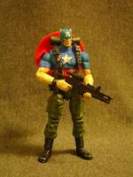 Captain America: a Real American Hero (Marvel Universe) Custom Action Figure