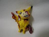 Zombiechu pika-pika-picachu (Original) Custom Miniature / Figurine