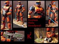 Custom Halo Figure - Deadpool Armor (Halo) Custom Action Figure