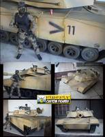 M1A1 Abrams Main Battle Tank (Soldier) Custom Action Figure
