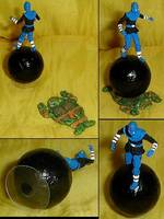 Mikey Fought the Ball (and the Ball Won) (Teenage Mutant Ninja Turtles) Custom Miniature / Figurine
