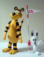 Crusader Rabbit and Rags the Tiger (Independent Comics) Custom Action Figure