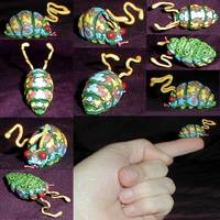 Psychedelic Caterpillar (Metroid) Custom Action Figure