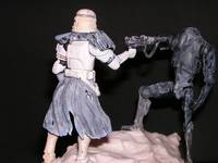 The Frozen Planet of Hoth, Clone Spec Ops Diorama "Its a Draw" (Star Wars) Custom Diorama / Playset