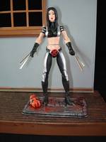 X-23 (X-Force, Metallic Claws, Character Themed Base) (Marvel Universe) Custom Action Figure