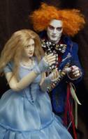 Mad Hatter Tarrant Hightopp (Alice In Wonderland) Custom Action Figure