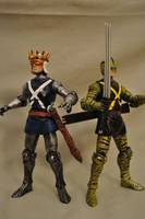 X-Men Age of X-Calibur: King Arthur Summers and Sir Logan Lancelot (Marvel Legends) Custom Action Figure