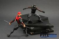 Spiderman Noir (Marvel Universe) Custom Action Figure