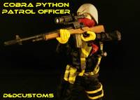 Cobra Python Patrol Officer Marvel Legends Style (G.I. Joe) Custom Action Figure