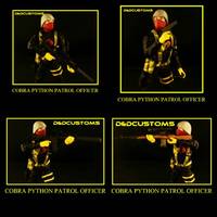 Cobra Python Patrol Officer Marvel Legends Style (G.I. Joe) Custom Action Figure