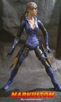 Jill Valentine Battle Suit (Marvel Legends) Custom Action Figure