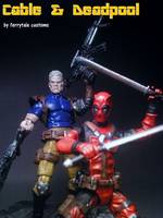 Cable & Deadpool (Marvel Universe) Custom Action Figure