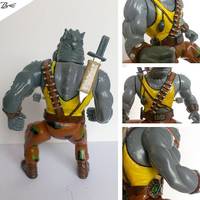 Rocksteady (Teenage Mutant Ninja Turtles) Custom Action Figure
