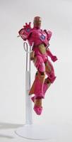 Ironman Pink Flaming Armor (Marvel Legends) Custom Action Figure