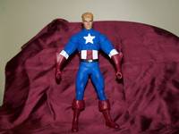 Unmasked Capt. America (DC Direct) Custom Action Figure