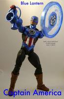 Blue Lantern Captain America (Crossover) Custom Action Figure
