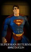 SUPERMAN RETURNS - Brandon Routh (Superman Returns) Custom Action Figure