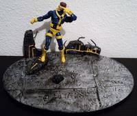 Cyclops with Base (X-Men) Custom Action Figure