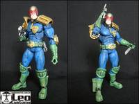 JUDGE DREDD (Simon Bisley Style) (Legendary Comic Book Heroes) Custom Action Figure
