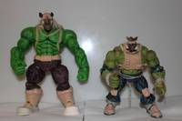 Bebop and Rocksteady (Teenage Mutant Ninja Turtles) Custom Action Figure