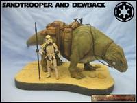 Sandtrooper and Dewback (Star Wars) Custom Action Figure