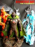 4 Elements White Lantern (Green Lantern) Custom Action Figure
