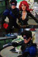 Black Widow & Night Wing (Marvel Legends) Custom Action Figure