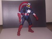 Captain America (Halo) Custom Action Figure