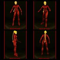Mord Sith Mistress Denna (Legend of the Seeker) Custom Action Figure