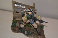 Battlefield Bad Company 2 Assault Soldier. (Diorama) Custom Diorama / Playset