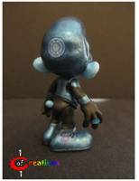 Blue Lantern Smurf (Green Lantern) Custom Miniature / Figurine