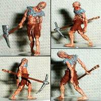 Zombie Miner (Fantasy) Custom Miniature / Figurine