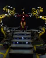 Iron Man with Custom Gantry Diorama (Iron Man) Custom Diorama / Playset