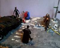 Tdkr Battle in the Streets of Gotham (Batman - Movie Style) Custom Action Figure