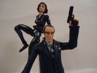 Agent Phil Coulson and Black Widow ( Avengers Movie ) (Avengers) Custom Action Figure