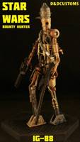 ESB IG-88 Bounty Hunter (Star Wars) Custom Action Figure
