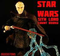 Count Dooku Sith Lord Darth Tyranus (Star Wars) Custom Action Figure