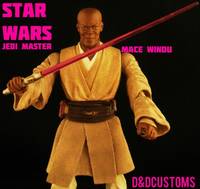 Jedi Knight Master MACE WINDU Elite Deluxe Edition (Star Wars) Custom Action Figure