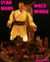 Jedi Knight Master MACE WINDU Elite Deluxe Edition (Star Wars) Custom Action Figure