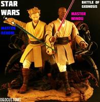 Jedi Knight Master Obi Wan Kenobi AOTC (Star Wars) Custom Action Figure