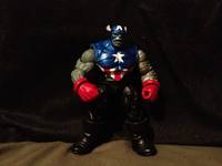 Captain America Buckycap Hulked out (Marvel Universe) Custom Action Figure