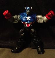 Captain America Buckycap Hulked out (Marvel Universe) Custom Action Figure