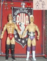 AWA Larry Zbyszko and Ric Flair (AWA) Custom Action Figure