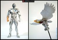 Quicksilver & Tallyhawk (Silverhawks) Custom Action Figure