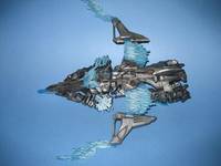 Ice Megatron Voyager (Transformers) Custom Action Figure