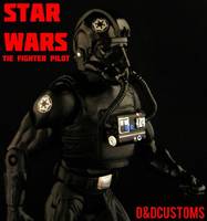 Imperial Tie Fighter Pilot Galactic Empire (Star Wars) Custom Action Figure