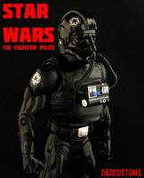 Imperial Tie Fighter Pilot Galactic Empire (Star Wars) Custom Action Figure